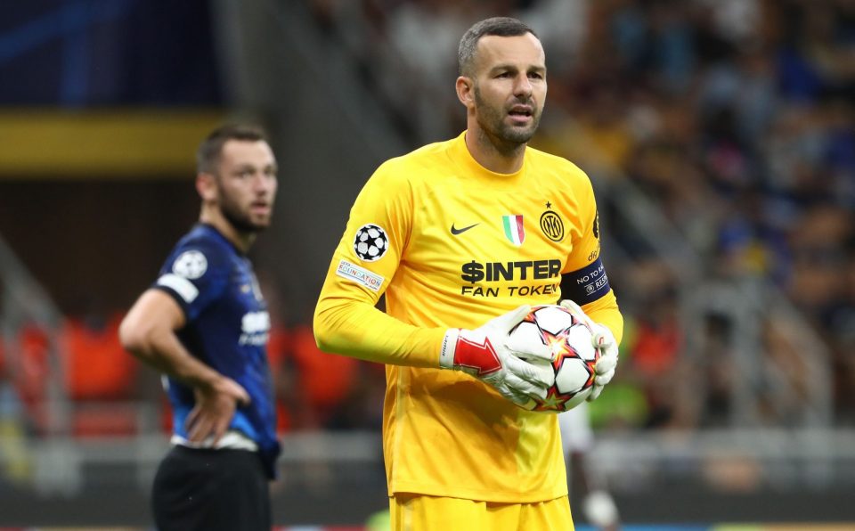 Samir Handanovic To Sign One-Year Contract Extension With Inter, Italian Media Report