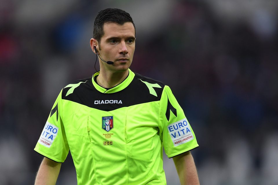 Official – Referee Davide Ghersini To Take Charge Of Inter’s Serie A Clash With Spezia