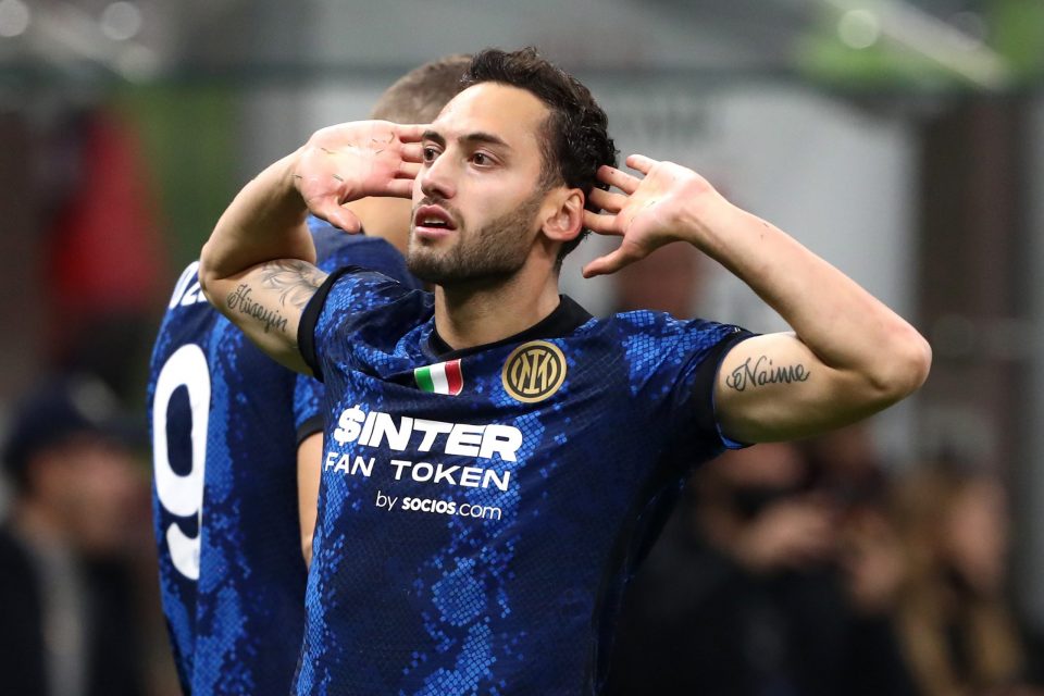 Photo – Inter Midfielder Hakan Calhanoglu’s Scored 3 Games In A Row In Serie A For First Time In Career