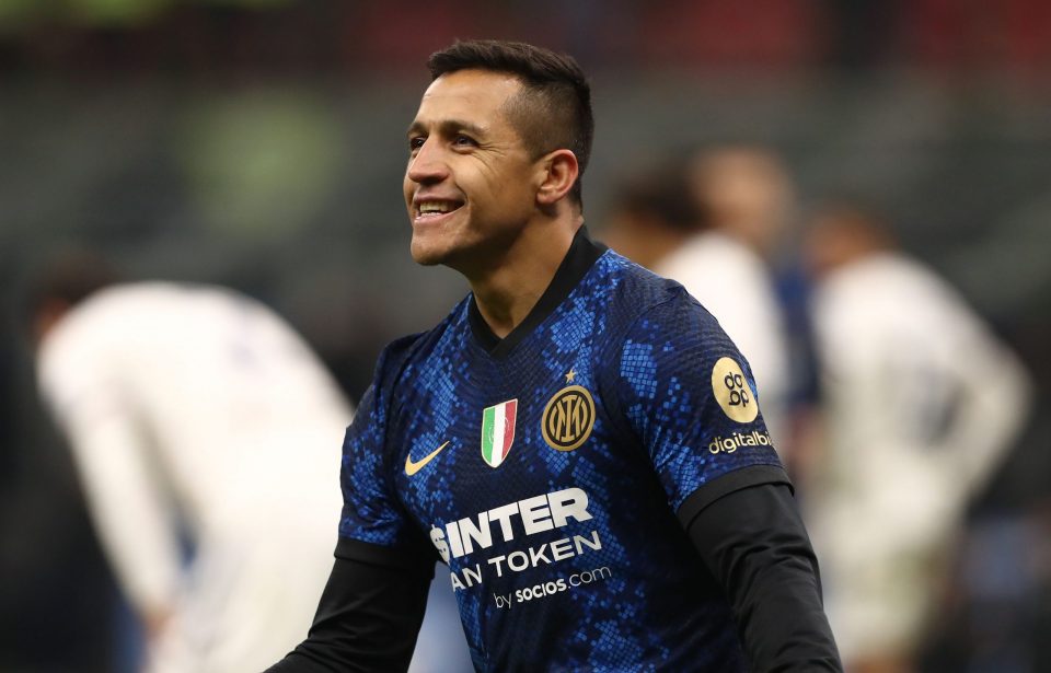 Alexis Sanchez Tipped To Start Over Edin Dzeko For Inter Against Liverpool, Italian Media Report