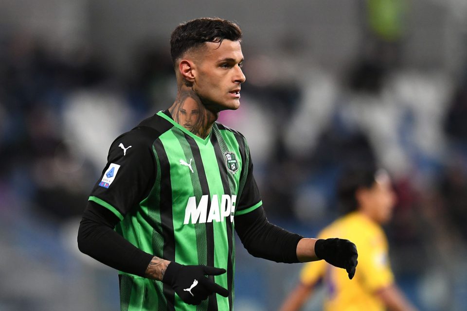 Inter Have Agreed Terms With Gianluca Scamacca But Sassuolo Slap €50M Asking Price Amid Arsenal Interest, Italian Media Report