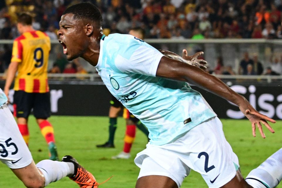 Photo – Inter Wingback Denzel Dumfries Celebrates Netherlands’ Nations League Win Over Belgium: “Many Thanks For The Support!”