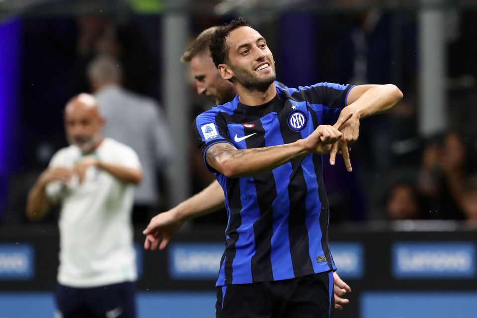 Inter Coach Simone Inzaghi Carefully Considering When To Use Hakan Calhanoglu Over Next Two Games, Italian Media Report