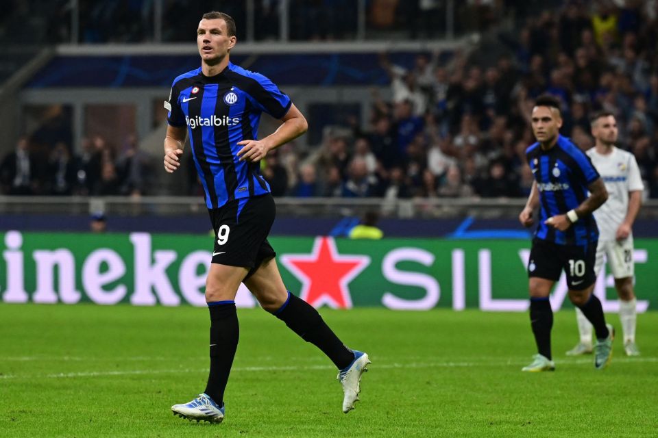 Photo – Inter Milan Striker Edin Dzeko: “Quarterfinals”