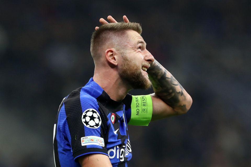 L’Inter è furibonda per la tempistica dell’intervista all’agente di Milan Skriniar, Roberto Cesti, riportano i media italiani