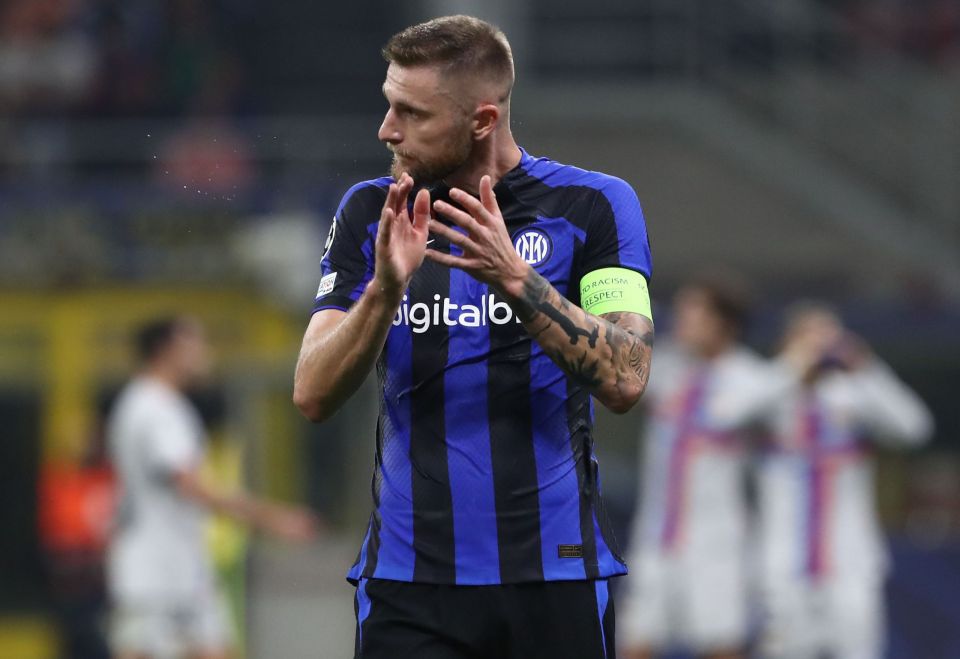 Il derby di Milano potrebbe essere un test cruciale per il rapporto tra i tifosi dell’Inter e Milan Skriniar dopo l’epica rottura della fiducia del decennio, suggeriscono i media italiani.