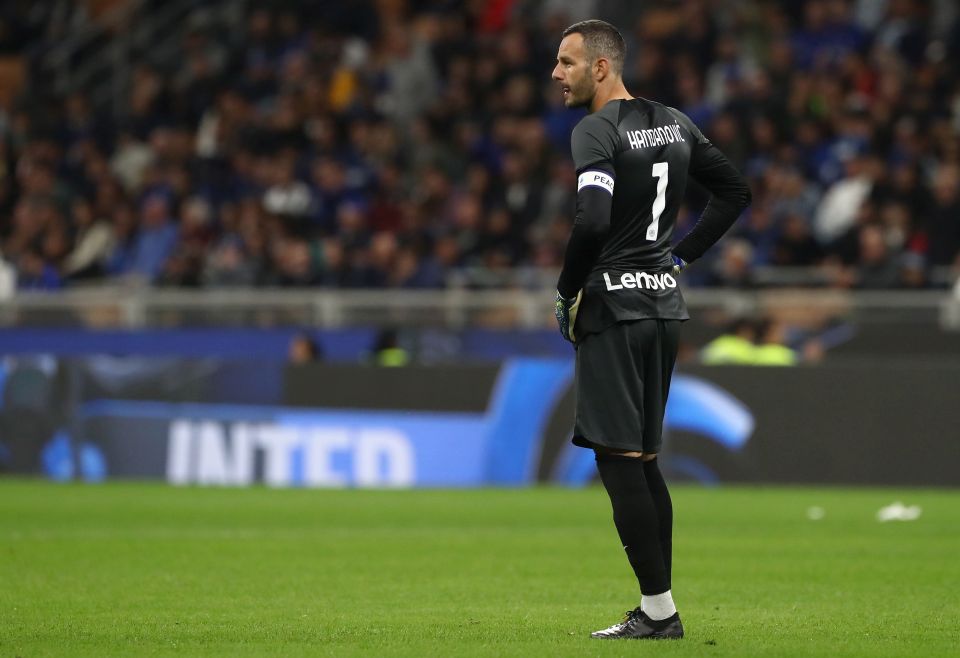 Inter captain Samir Handanovic may be hanging up his gloves to go into coaching  