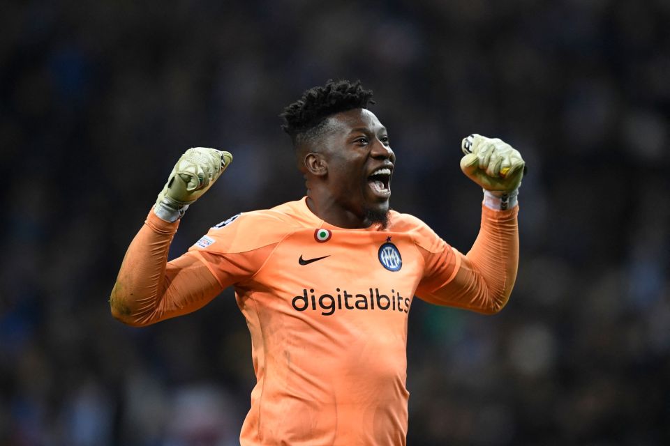 Inter Milan goalkeeper Andre Onana vows that his team will give their all against Manchester City