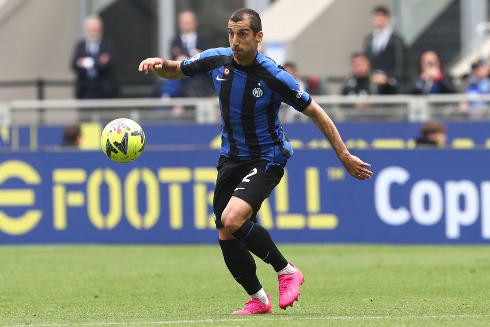 Inter lose Mkhitaryan to muscular injury - Football Italia