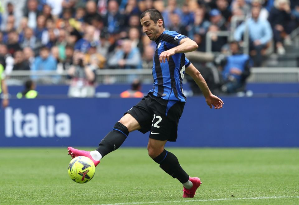 Inter Milan confirm Henrikh Mkhitaryan suffers thigh injury