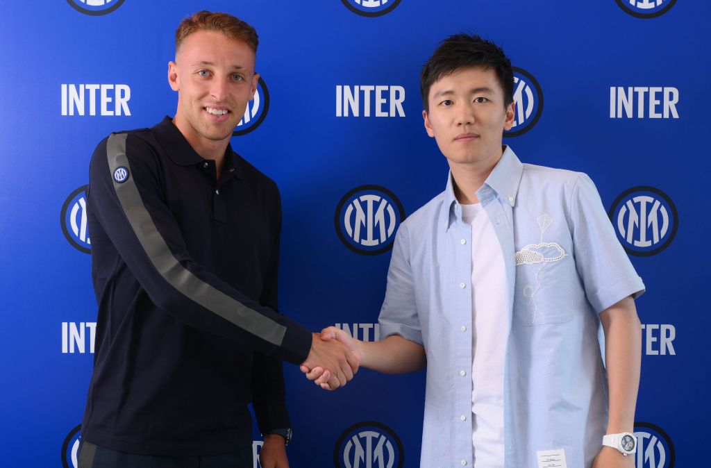 Davide Frattesi Steven Zhang Inter Milan Official