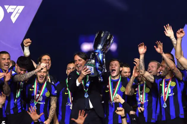 Simone Inzaghi Inter Milan Supercoppa