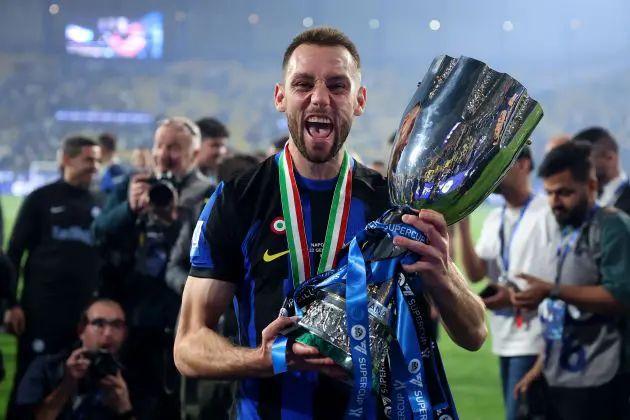 Stefan de Vrij Inter Milan Supercoppa Italiana