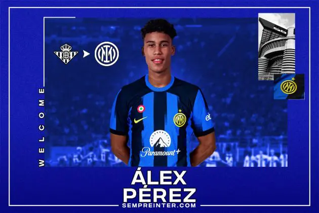 Alex Perez Welcome Article SempreInter.com