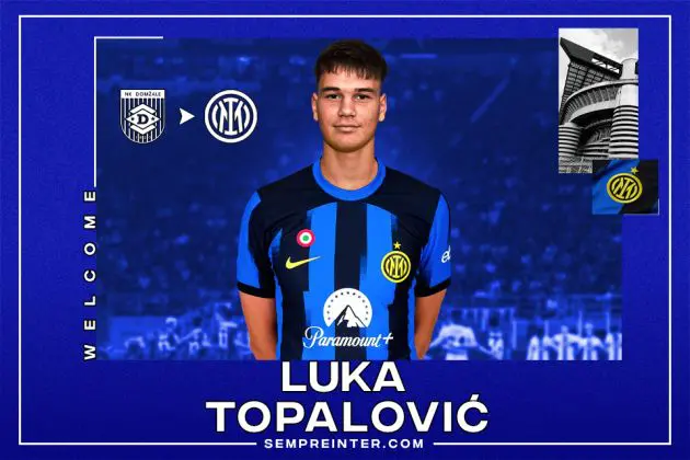 Luka Topalovic Welcome Article SempreInter.com