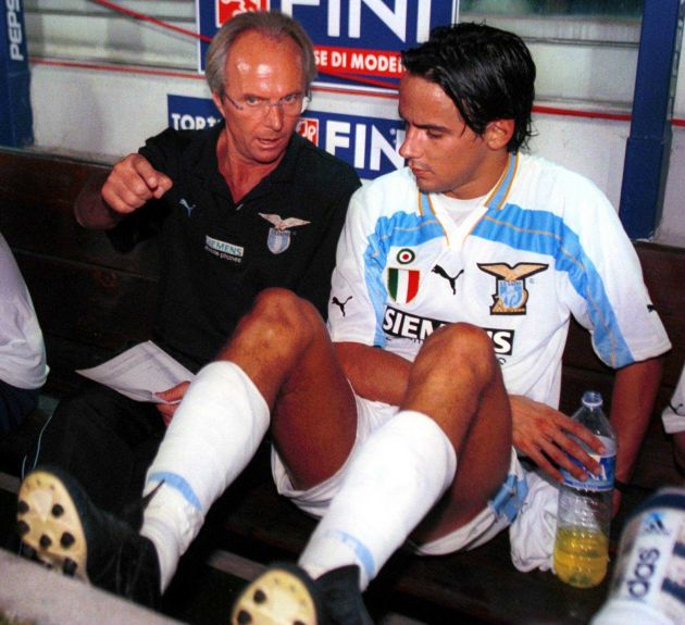 Sven Goran Eriksson Simone Inzaghi