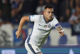 Inter Milan star Lautaro Martinez celebrates goal vs Empoli: "134"