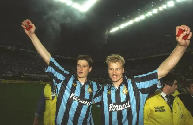 Wim Jonk Dennis Bergkamp Inter Milan