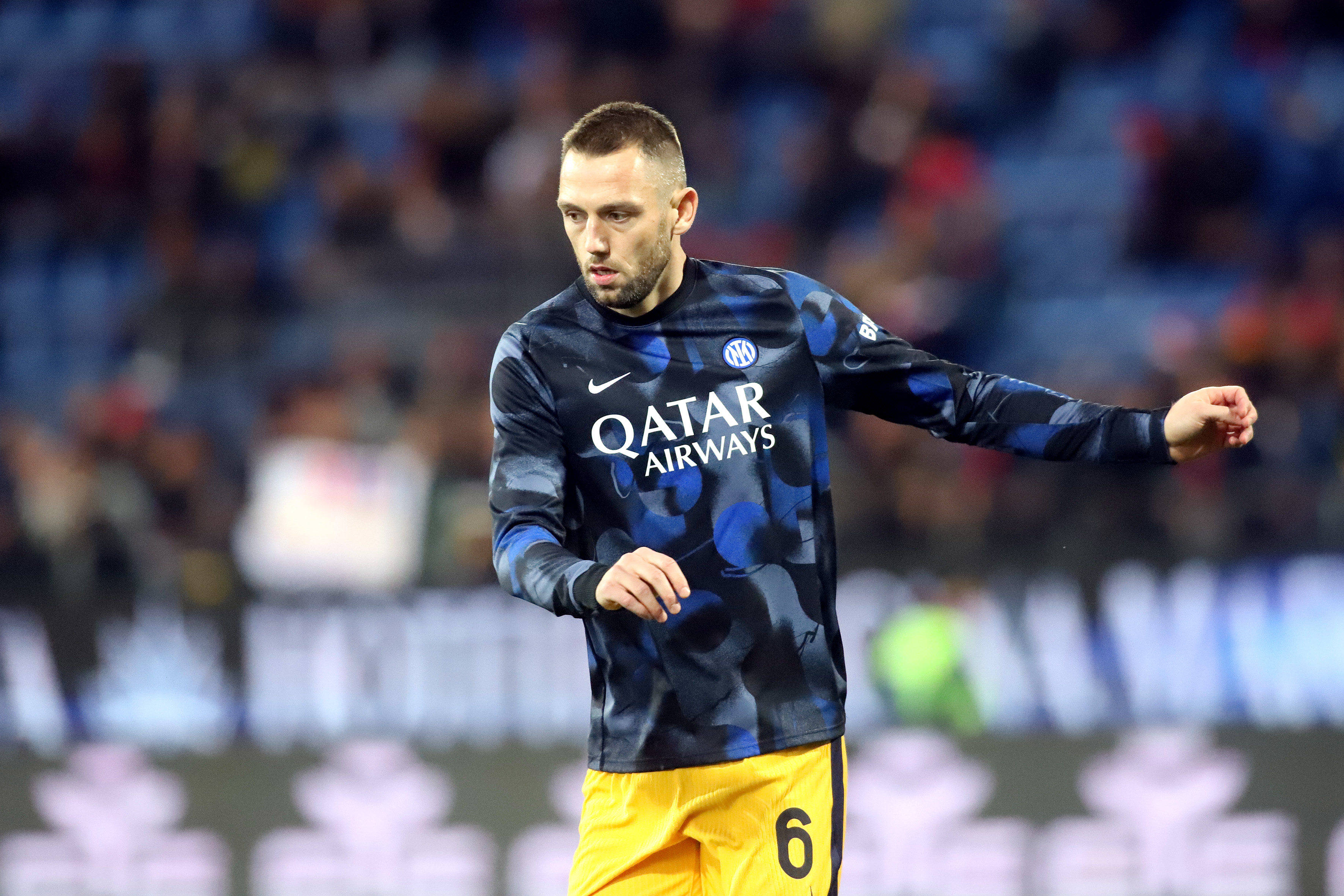 Stefan de Vrij trains on own ahead of Atalanta vs Inter Milan Serie A clash