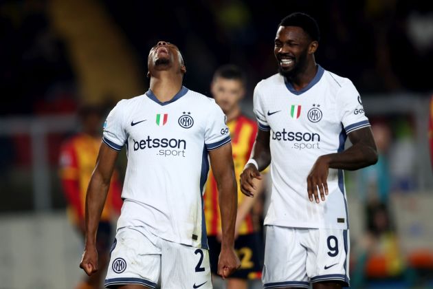 Denzel Dumfries Marcus Thuram Inter Milan