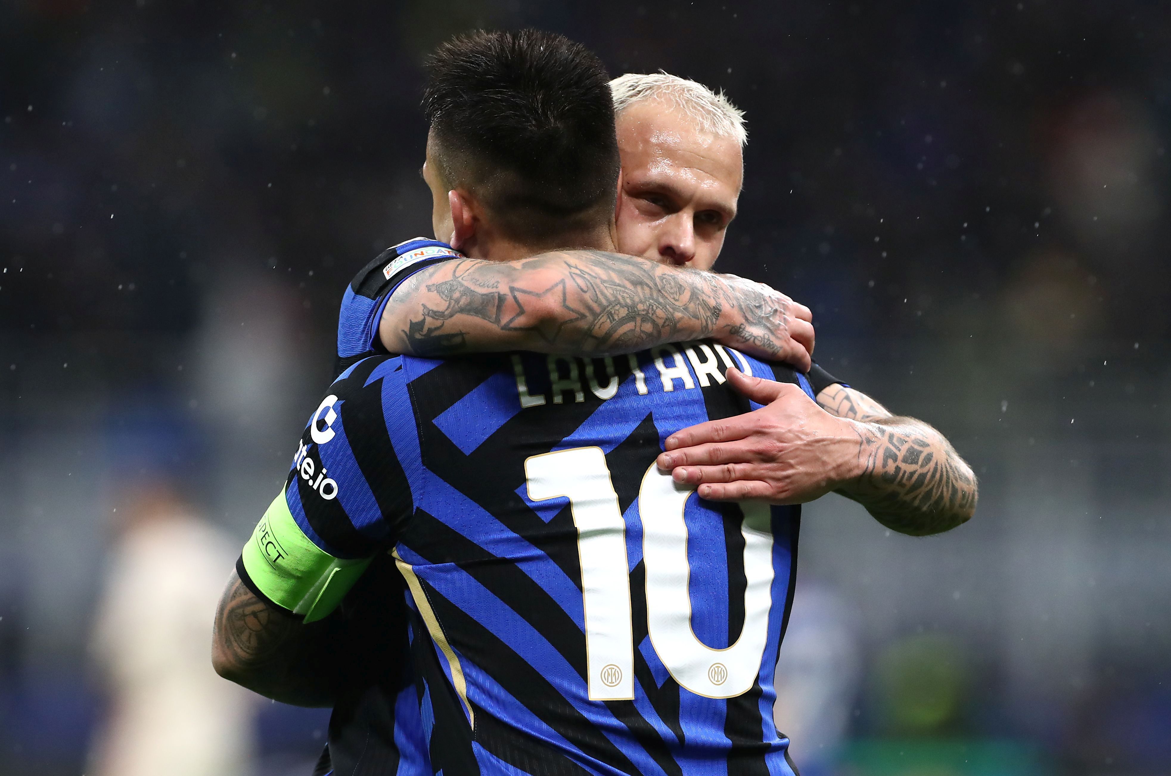 Inter Milan Lautaro Martinez Federico Dimarco